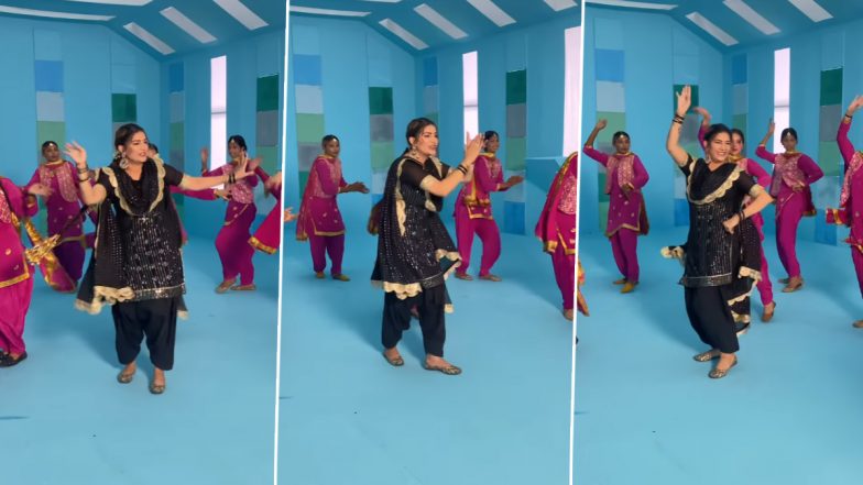 Sapna Choudhary ने काला सूट पहनकर लगाए सेक्सी ठुमके, Desi Video जीत रहा फैंस का दिल 