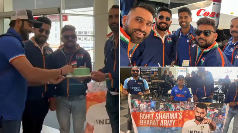 Team India का मेलबर्न में शानदार स्वागत, Rohit Sharma ने काँटा केक, देखें वीडियो