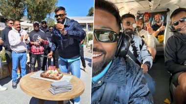 Hardik Pandya Birthday Images: ऑस्ट्रेलिया में हार्दिक पांड्या ने मनाया जन्मदिन, जश्न में डूबे टीम इंडिया के खिलाड़ी, देखें तस्वीरें