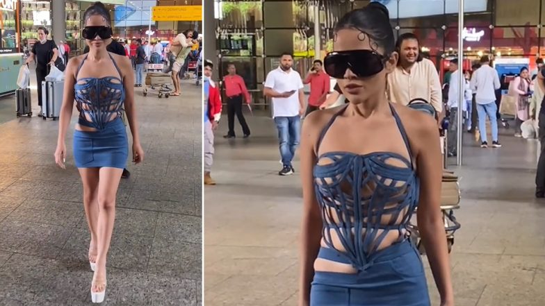 Urfi Javed Sexy Video: उर्फी जावेद ने अपने हॉट आउटफिट से एयरपोर्ट का बढ़ाया तापमान, एक्ट्रेस की बोल्डनेस के कायल हुए यूजर्स (Watch Video)