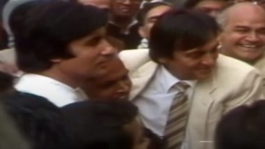 Amitabh Bachchan at 80: सांसद बनें अमिताभ बच्चन जब पहली बार पहुंचे Parliament, Big B के साथ में Sunil Dutt भी आए नजर (Watch Video)