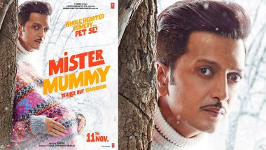 Mister Mummy Trailer आज होगा रिलीज, फिल्म के पोस्टर में दिखा Riteish Deshmukh का बेबी बंप (See Poster)