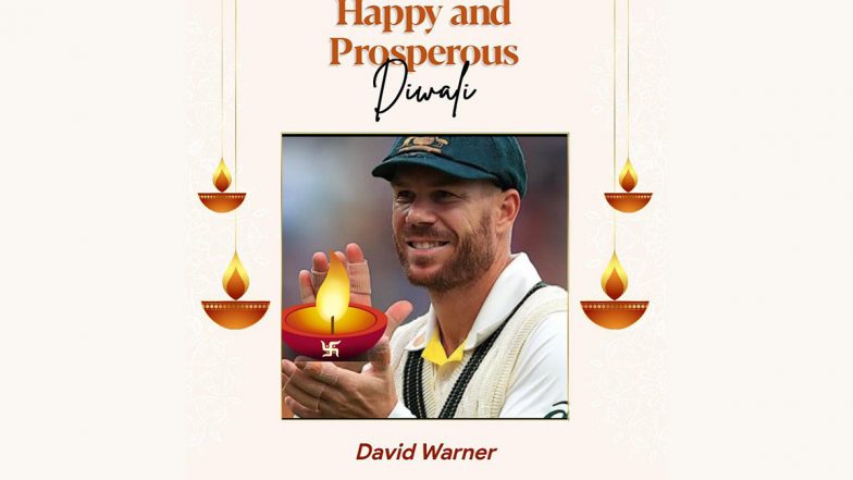 David Warner Wishes Happy Diwali: ऑस्ट्रेलियाई क्रिकेटर डेविड वार्नर ने देशवासियों को दी दिवाली की शुभकामनाएं
