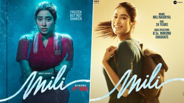 Mili Poster: Janhvi Kapoor ने शेयर किया आगामी फिल्म Mili का फर्स्ट लुक पोस्टर, Sunny Kaushal भी आएंगे नजर