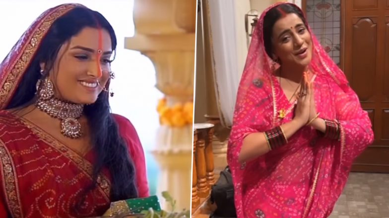Chhat Puja 2022 के मौके पर भोजपुरी एक्ट्रेस Aamrapali Dubey और Akshara Singh ने खूबसूरत अंदाज में दी बधाई, शेयर किया स्पेशल Video