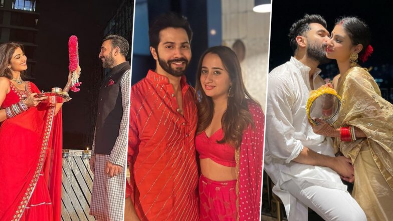 Bollywood Actress Karva Chauth Celebration: Raveena Tandon से लेकर Shilpa Shetty तक, बॉलीवुड अभिनेत्रियों ने यूं मनाया करवा चौथ का व्रत