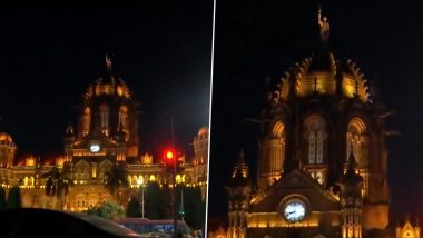 Diwali 2022: दिवाली से पहले मुंबई का छत्रपति शिवाजी महाराज टर्मिनस लाइटों से जगमगाया, देखें खूबसूरत Video