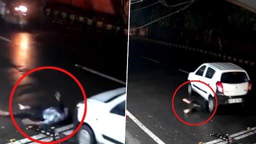 Meerut Car Accident: मेरठ में  सड़क पार करते समय कार चालक ने युवक को रौंदने के बाद घसीटा, देखें दिल दहला देने वाला Video