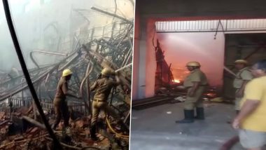 Fire In West Bengal: कोलकाता के कुदघाट इलाके में एस्के मूवीज के स्टूडियो में लगी आग, काबू पाया गया