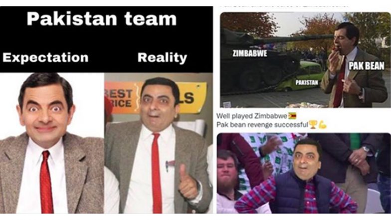 ICC T20 WC 2022: जिम्बाब्वे के खिलाफ पाकिस्तान की करारी हार के बाद Pak Bean के मजेदार मीम्स सोशल मीडिया पर वायरल, जानें क्यों छिड़ी ये जंग