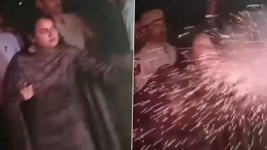 IAS टीना डाबी पटाखे जलाते समय बाल-बाल बचीं, हो सकता था बड़ा हादसा (Watch Video)