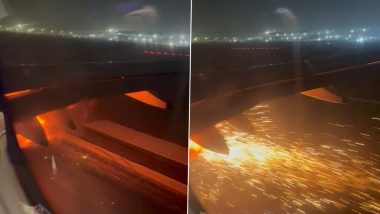 Indigo Aircraft Engine Fire: इंडिगो विमान के उड़ान भरते ही इंजन में लगी आग, यात्री सुरक्षित