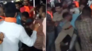 MP: उज्जैन में गरबा पंडाल में घुसने पर तीन युवकों को लोगों ने जमकर पीटा-Video