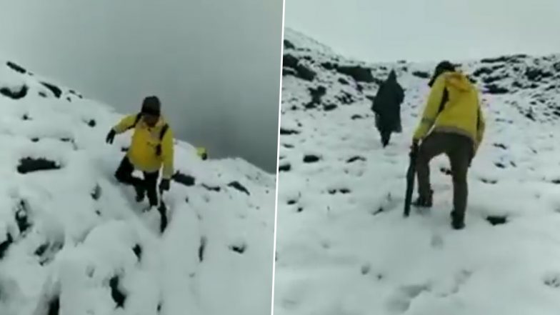 Uttarakhand: रांसी-केदारनाथ ट्रैक पर गए दो ट्रैकर का स्वास्थ्य खराब होने के चलते फंसे, SDRF ने बचाया- Video