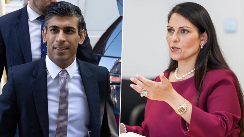 UK PM Election: ब्रिटेन पीएम पद के लिए Rishi Sunak की दावेदारी और हुई मजबूत, अब प्रीति पटेल ने भी किया समर्थन