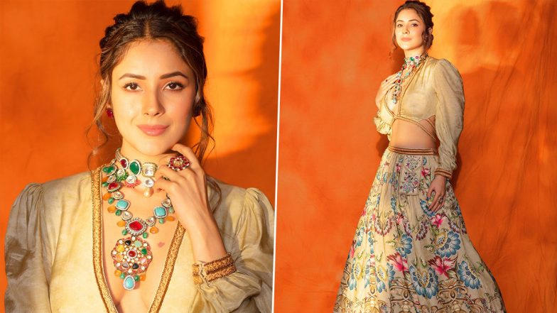 Shehnaaz Gill ने खूबसूरत लहंगे में पोस्ट की बेहद Hot Photos, लोगों ने कहा- किसी की नजर ना लगे (See Pics)