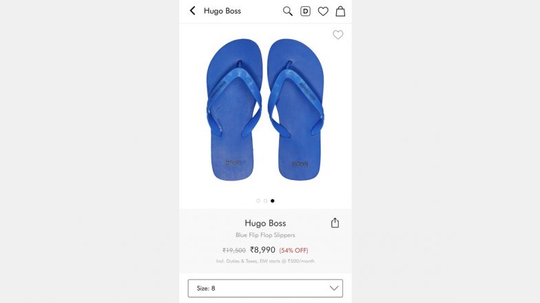 Hugo Boss बेच रहा है 9 हजार रुपए में एक जोड़ी बाथरूम चप्पल, यूजर्स बोले- 150 रुपए से ज्यादा नहीं देंगे