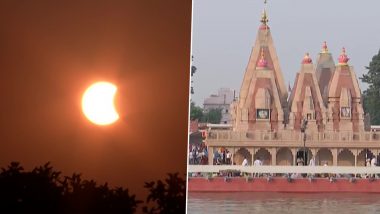 Solar Eclipse 2022: हरियाणा के कुरुक्षेत्र में सूर्य ग्रहण मेले के दौरान श्रद्धालुओं ने लगाईं डुबकी (Watch Video)