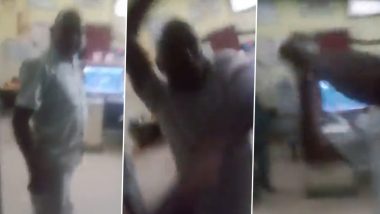 UP: आधा घंटा लेट आने पर कर्मचारी को स्टेशन मास्टर ने लाठी-डंडों से पीटा- Watch Viral Video