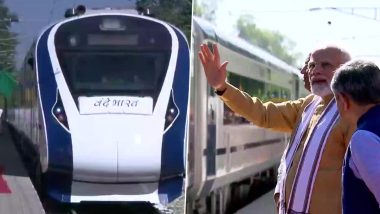 Vande Bharat Train: चुनाव से पहले हिमाचल प्रदेश को बड़ी सौगात, पीएम मोदी ने ऊना में वंदे भारत एक्सप्रेस ट्रेन को हरी झंडी दिखाकर किया रवाना- Video