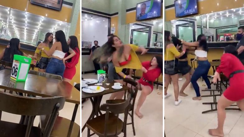 VIDEO: एक लड़के लिए आपस में भिड़ गई कई लड़कियां, बाल उखाड़े-कपड़े खींचे, देखिए भयंकर मारपीट का वीडियो