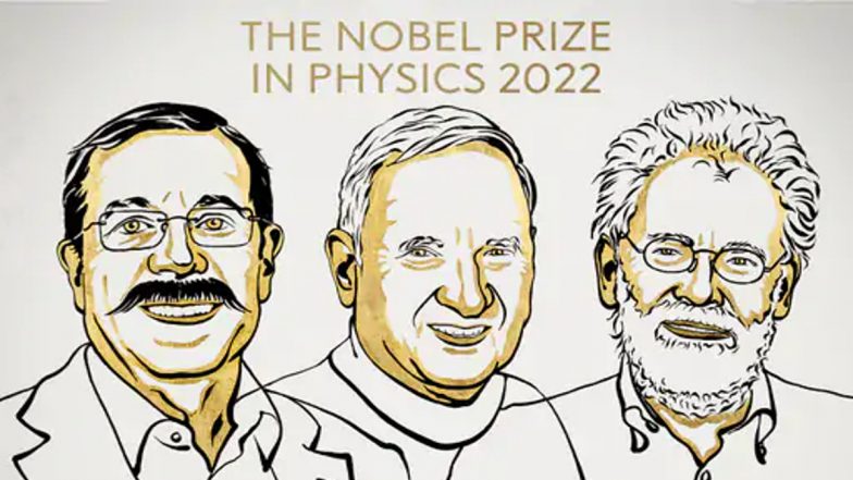 Nobel Prize in Physics: 3 वैज्ञानिकों को मिला&nbsp;फिजिक्स का नोबेल, एलेन आस्पेक्ट, जॉन क्लॉसर और एंटन जेलिंगर के नाम का ऐलान