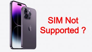 iPhone 14 में आई दिक्कत, SIM Not Supported का आ रहा मैसेज, Apple ने दी ये सलाह