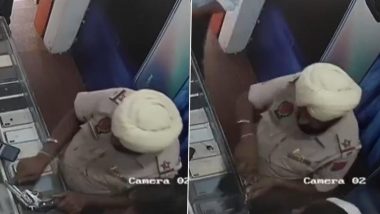 VIDEO: मोबाइल की दुकान में पुलिस अधिकारी की पिस्टल से हुआ 'मिसफायर', गोली लगने से युवक की हालत गंभीर