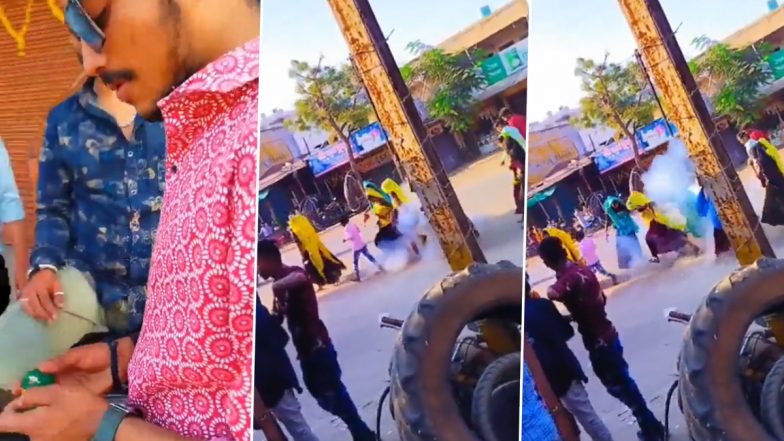 Video: मध्य प्रदेश के झाबुआ में आदिवासी महिलाओं पर पुरुषों ने फेंका पटाखा, चार गिरफ्तार