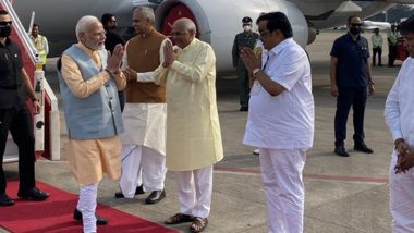 PM Modi Gujarat Visit: पीएम मोदी पहुंचे अहमदाबाद, थोड़ी देर में कई विकास परियोजनाओं का करेंगे शुभारंभ