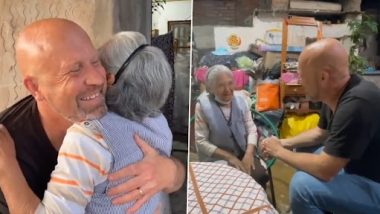 Viral Video: 45 साल बाद नैनी से मिलने के लिए स्पेन से बोलीविया गया शख्स, दोनों के मिलन का इमोशनल वीडियो वायरल