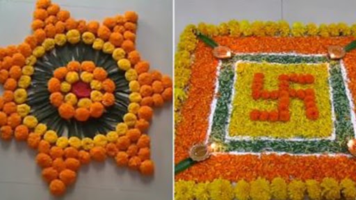Diwali 2022 Rangoli Designs With Flowers: गेंदे के फूलों से बनाएं सुंदर दिवाली रंगोली पैटर्न और अपने घर को बनाएं खूबसूरत, देखें वीडियो
