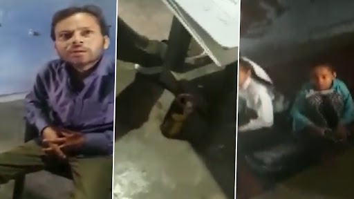 Video: हाथरस में क्लास में शराब पीते हुए पकड़ा गया टीचर, वीडियो वायरल होने के बाद हुआ निलंबित, देखें वीडियो