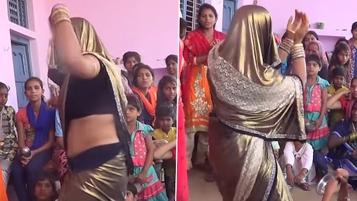 Desi Bhabhi Dance: देसी भाभी ने घूंघट में मटकाई जबरदस्त कमर, अपने ठुमकों से इंटरनेट पर लगाई आग, देखें वीडियो