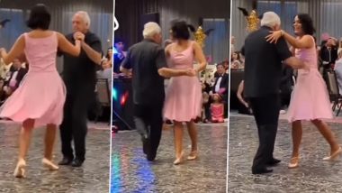 Old Man Performing Salsa: यंग गर्ल के साथ सालसा करते हुए बुजुर्ग व्यक्ति का क्लिप वायरल, एनर्जी देख लोग रह जाएंगे दंग, देखें वीडियो