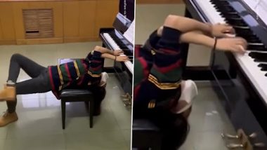 Viral Video: चीनी लड़की ने उल्टा लेटकर बजाया पियानो, वीडियो देख बन जाएंगे फैन