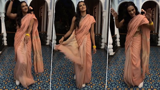 Video: पीवी सिंधु ने साड़ी और स्नीकर्स पहनकर 'माई मनी डोंट जिगल जिगल' पर किया डांस किया, इंटरनेट पर लोगों को आया पसंद, देखें वीडियो