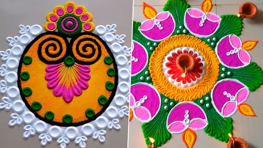Diwali Easy Rangoli Designs 2022: दिवाली पर फूलों और रंगों से बनाएं ये आसान और खूबसूरत रंगोली डिजाइन्स, देखें Videos