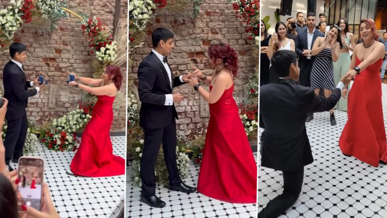 Ira Khan Got Engaged: फ्रैंड्स और फैमिली के बीच इरा खान ने मंगेतर को पहनाई अंगूठी, डांस करते नजर आए आमिर खान (Watch video)