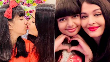 बेटी Aaradhya Bachchan को Kiss करते Aishwarya Rai Bachchan ने पोस्ट की Photo, लोगों ने जमकर किया ट्रोल