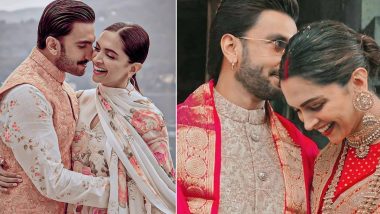 Ranveer Singh-Deepika Padukone Wedding Anniversary: रणवीर सिंह और दीपिका पादुकोण की ये रोमांटिक फोटोज कायम करती हैं प्यार की मिसाल (See Photos)