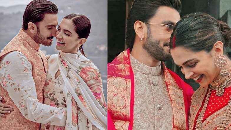 Ranveer Singh-Deepika Padukone Wedding Anniversary: रणवीर सिंह और दीपिका पादुकोण की ये रोमांटिक फोटोज कायम करती हैं प्यार की मिसाल (See Photos)