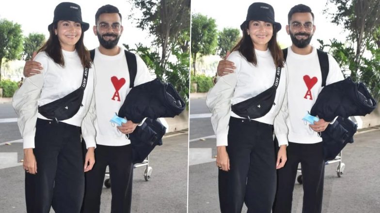 Virat Kohli-Anushka Sharma मुंबई एयरपोर्ट पर हुए स्पॉट, Photos हुई Viral