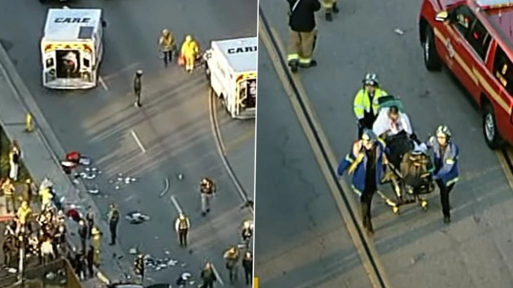 कैलिफोर्निया में पुलिस रंगरूटों पर वाहन चढ़ा, 23 घायल