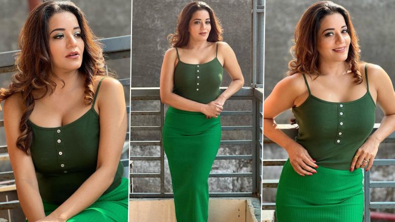 Monalisa Hot Photos: भोजपुरी हसीना मोनालिसा ने ग्रीन ड्रेस में पोस्ट की सेक्सी फोटोज, फैंस बोले- हरीभरी लग रही हो