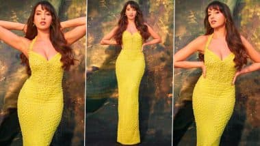 Nora Fatehi ने सेक्सी ग्रीन आउटफिट में दिखाई बोल्डनेस, हॉट पर्सनालिटी देखकर फैंस भी हुए खुश (See Pics)