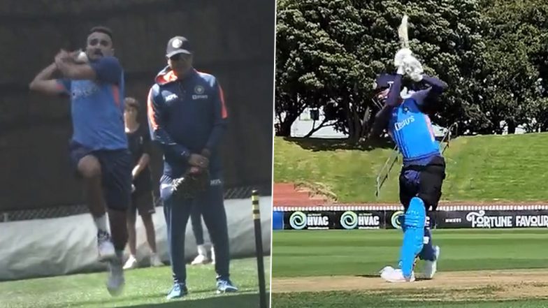 Ind vs NZ 1st T20 2022: न्यूज़ीलैंड से भिड़ने के लिए भारतीय जांबाजों ने जमकर बहाया पसीना, देखें Video