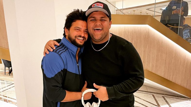Suresh Raina: अबू धाबी में रैना को देखते ही इस पाकिस्तानी खिलाड़ी का बेटा खुशी से उछला, देखते ही गले लगाया, देखें Photo