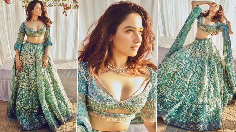 Bahubali एक्ट्रेस तमन्ना भाटिया ने बोल्ड और सेक्सी लहंगा पहनकर अपनी हॉटनेस से जीता फैंस का दिल, देखें ये खूबसूरत Photos