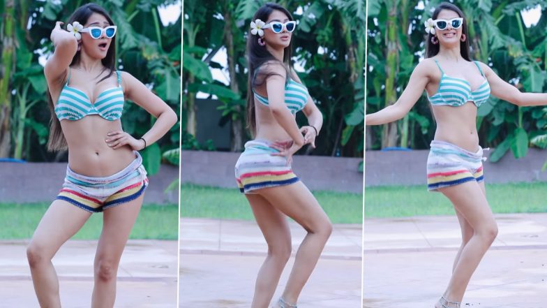 भोजपुरी एक्ट्रेस Namrita Malla ने फिर बढ़ाया तापमान, देसी धुन में लगाए सेक्सी ठुमके  (Watch Video)
